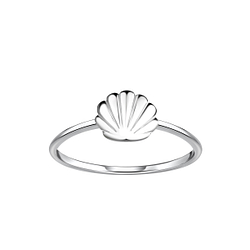 Silver Shell Ring - Wholesale - 21747 Silver Shell Ring - Wholesale - 21747