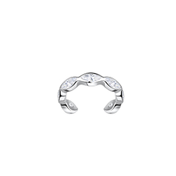 Silver Marquise Ear Cuff - Wholesale - 21716