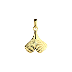 Silver Ginkgo Leaf Pendant - Wholesale - 22230 Silver Ginkgo Leaf Pendant - Wholesale - 22230