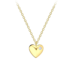 Silver Heart Necklace - Wholesale - 21977 Silver Heart Necklace - Wholesale - 21977