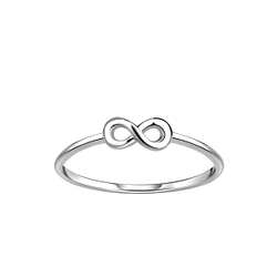 Silver Infinity Ring - Wholesale - 23081 Silver Infinity Ring - Wholesale - 23081
