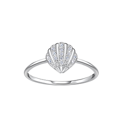 Silver Shell Ring - Wholesale - 23150