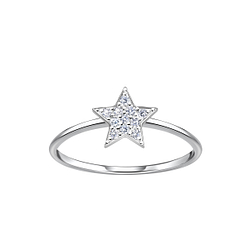 Silver Star Ring - Wholesale - 23328 Silver Star Ring - Wholesale - 23328