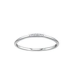 Silver Line Ring - Wholesale - 23373