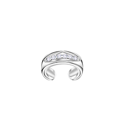 Silver Geometric Ear Cuff - Wholesale - 23793