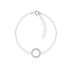 Silver Circle Bracelet - Wholesale - 23851