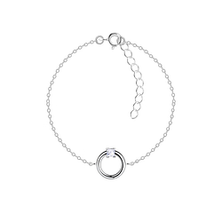 Silver Circle Bracelet - Wholesale - 24127