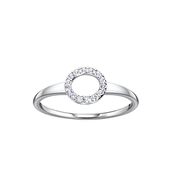 Silver Circle Ring - Wholesale - 24094