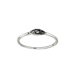 Silver Geometric Ring - Wholesale - 26090 Silver Geometric Ring - Wholesale - 26090