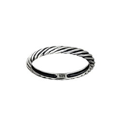 Silver Twisted Ring - Wholesale - 26094 Silver Twisted Ring - Wholesale - 26094