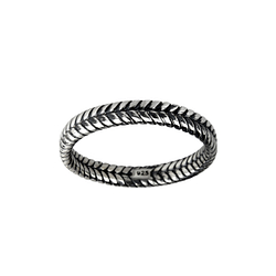 Silver Braid Ring - Wholesale - 26098 Silver Braid Ring - Wholesale - 26098