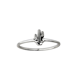 Silver Cactus Ring - Wholesale - 26100
