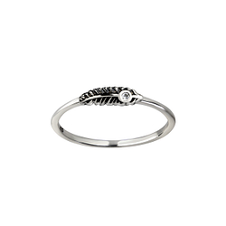 Silver Leaf Ring - Wholesale - 26104