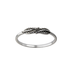 Silver Leaf Ring - Wholesale - 26105
