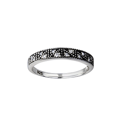 Silver Geometric Ring - Wholesale - 26110