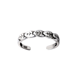 Silver Leaf Toe Ring - Wholesale - 26116 Silver Leaf Toe Ring - Wholesale - 26116