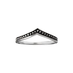 Silver Chevron Ring - Wholesale - 26133 Silver Chevron Ring - Wholesale - 26133