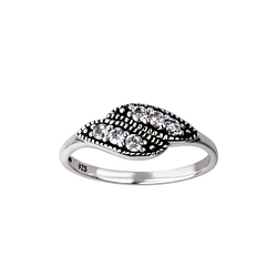 Silver Geometric Ring - Wholesale - 26136