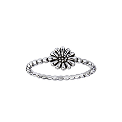 Silver Flower Ring - Wholesale - 26139 Silver Flower Ring - Wholesale - 26139