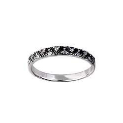 Silver Geometric Ring - Wholesale - 26157