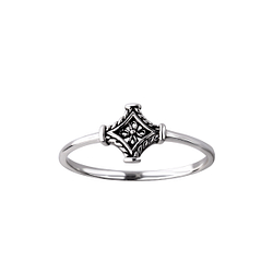 Silver Geometric Ring - Wholesale - 26161 Silver Geometric Ring - Wholesale - 26161
