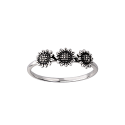 Silver Sunflower Ring - Wholesale - 26162 Silver Sunflower Ring - Wholesale - 26162