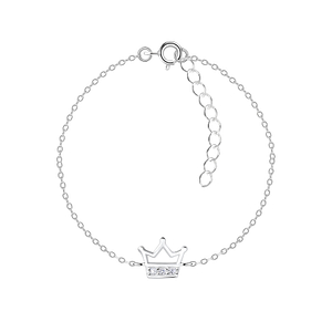 Silver Crown Bracelet7785