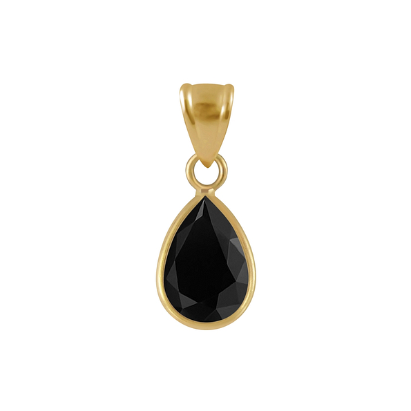 7x10mm Pear Cubic Zirconia Silver Pendant - Wholesale - 2458