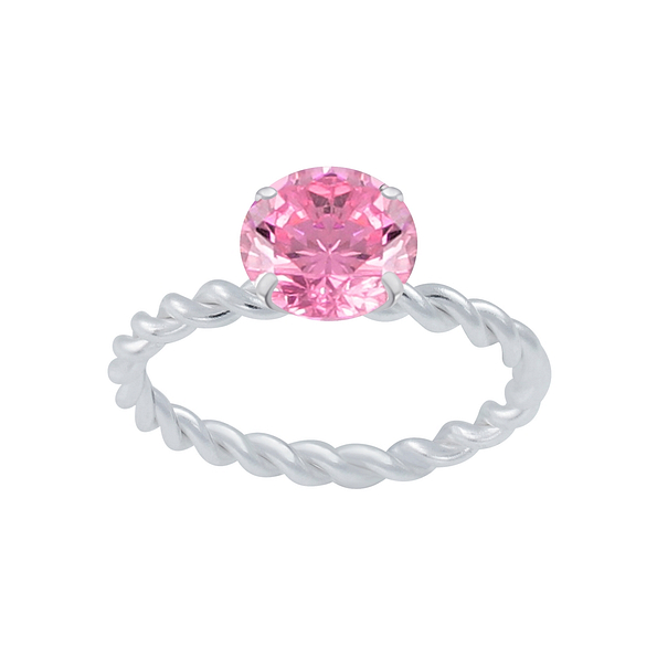 Silver Solitaire Ring - Wholesale - 2653 Silver Solitaire Ring - Wholesale - 2653