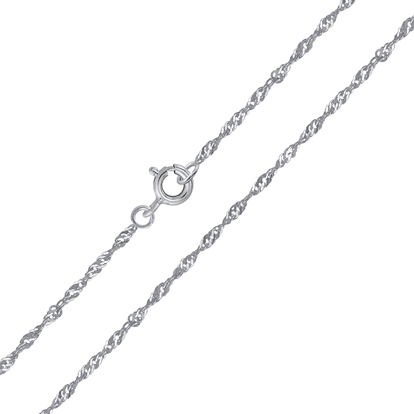 50cm Silver Singapore Chain - Wholesale - 3615 50cm Silver Singapore Chain - Wholesale - 3615