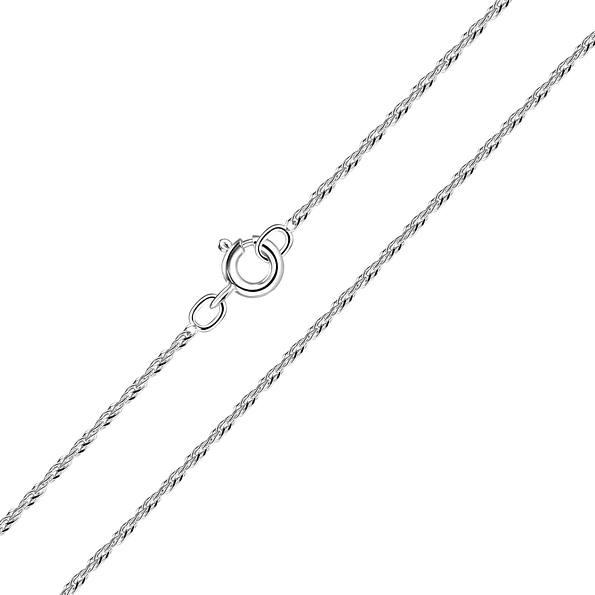 45cm Silver Singapore Chain - Wholesale - 3616 45cm Silver Singapore Chain - Wholesale - 3616