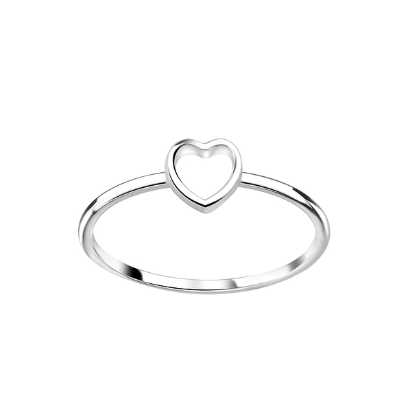 Silver Heart Ring - Wholesale - 3929 Silver Heart Ring - Wholesale - 3929