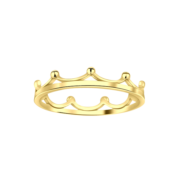 Silver Crown Ring - Wholesale - 3813