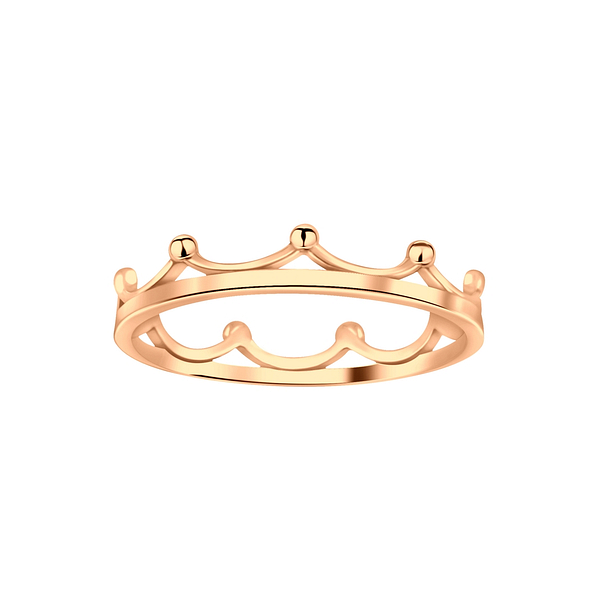 Silver Crown Ring - Wholesale - 3763