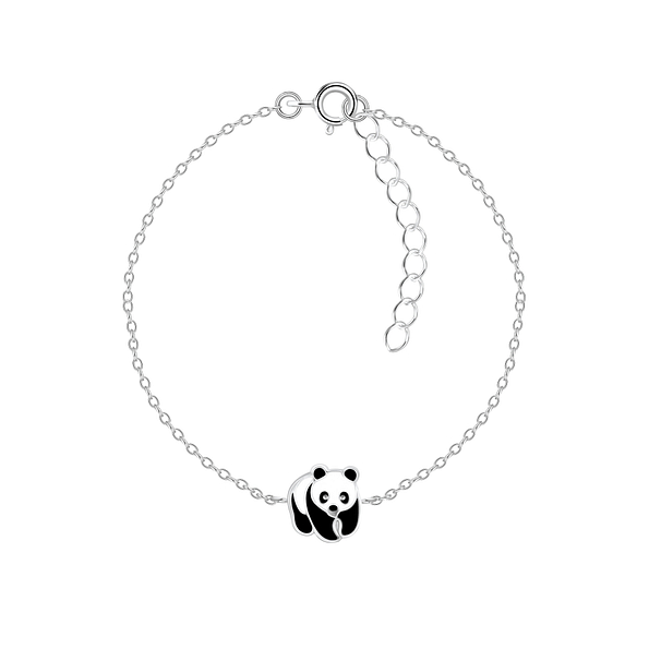 Silver Panda Bracelet - Wholesale - 6584 Silver Panda Bracelet - Wholesale - 6584