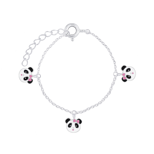 Silver Panda Bracelet - Wholesale - 6625 Silver Panda Bracelet - Wholesale - 6625