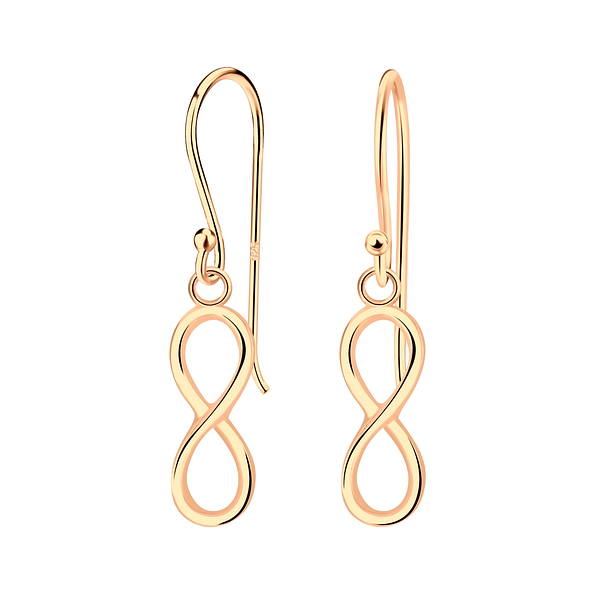 Silver Infinity Earrings - Wholesale - 6562