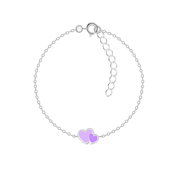 Silver Heart Bracelet - Wholesale - 7397 Silver Heart Bracelet - Wholesale - 7397