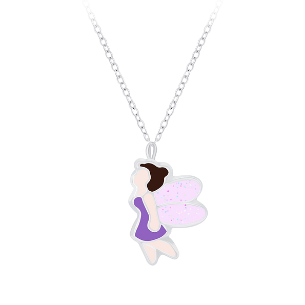 Silver Fairy Necklace - Wholesale - 7168 Silver Fairy Necklace - Wholesale - 7168