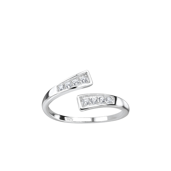 Silver Opened Toe Ring - Wholesale - 8212 Silver Opened Toe Ring - Wholesale - 8212