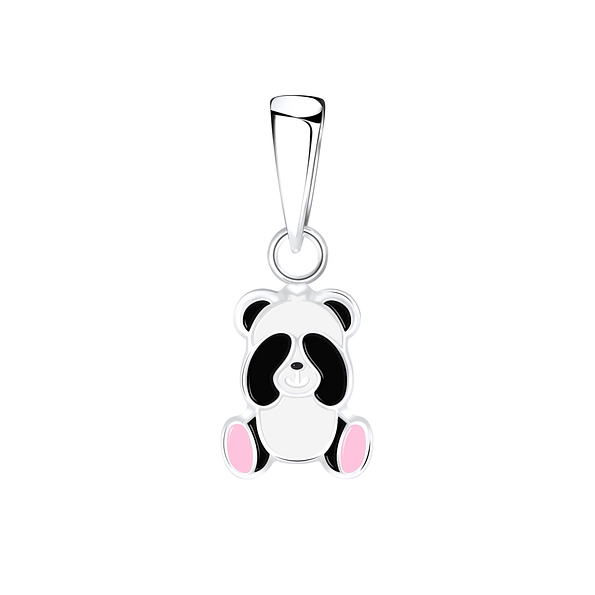 Silver Panda Pendant - Wholesale - 8943