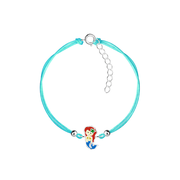 Silver Mermaid Cord Bracelet - Wholesale - 9933