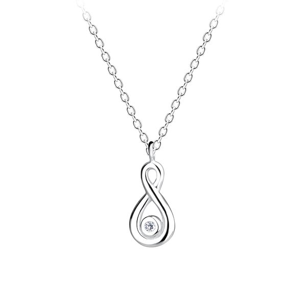 Silver Infinity Necklace - Wholesale - 16430