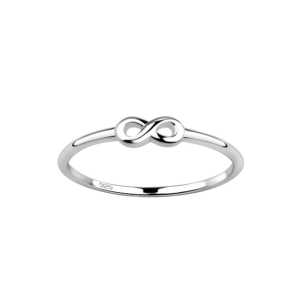Silver Infinity Ring - Wholesale - 17977