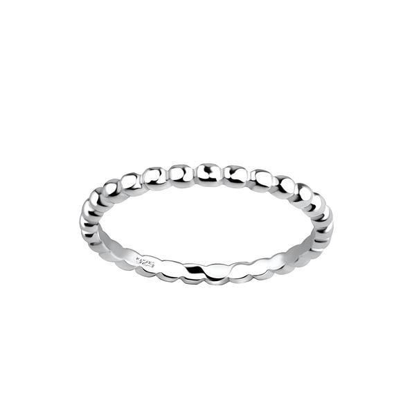 Silver Pattern Ring - Wholesale - 18003