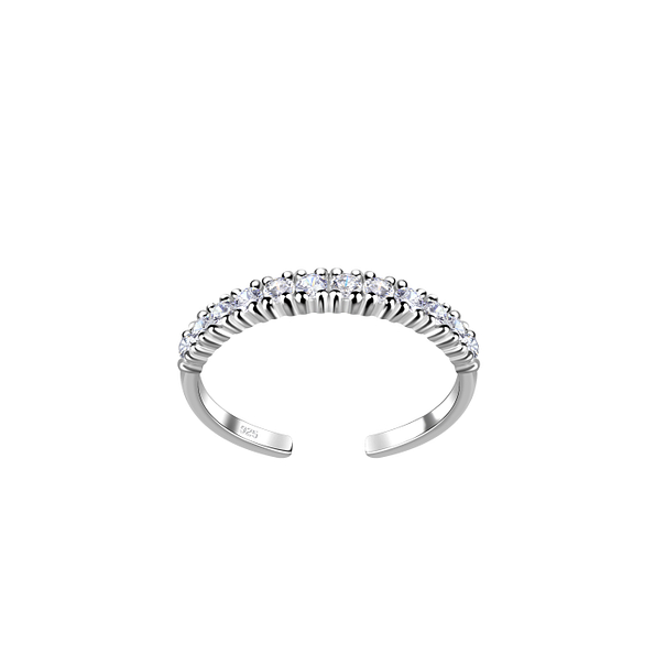 Silver Eternity Toe Ring - Wholesale - 19777 Silver Eternity Toe Ring - Wholesale - 19777