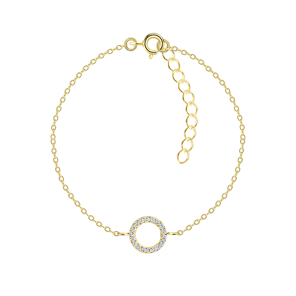 Silver Circle Bracelet - Wholesale - 21565
