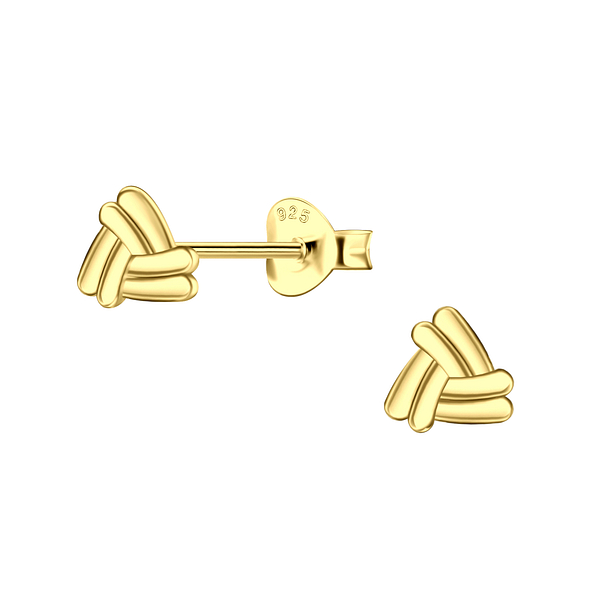 Silver Triangle Stud Earrings - Wholesale - 22046 Silver Triangle Stud Earrings - Wholesale - 22046