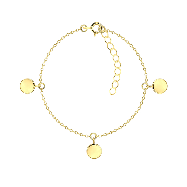 Silver Round Bracelet - Wholesale - 22253