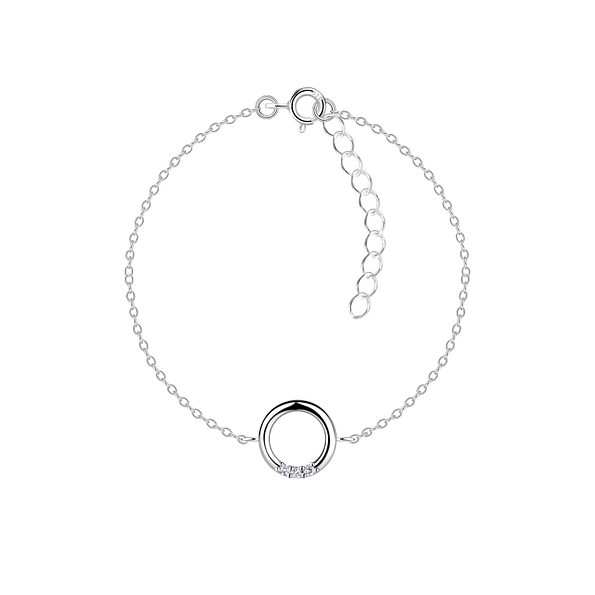 Silver Circle Bracelet - Wholesale - 23850